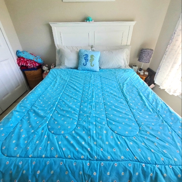 "Vintage" 90's Coming Home (Lands End) sleeping bag with pillow sham - Picture 12 of 12